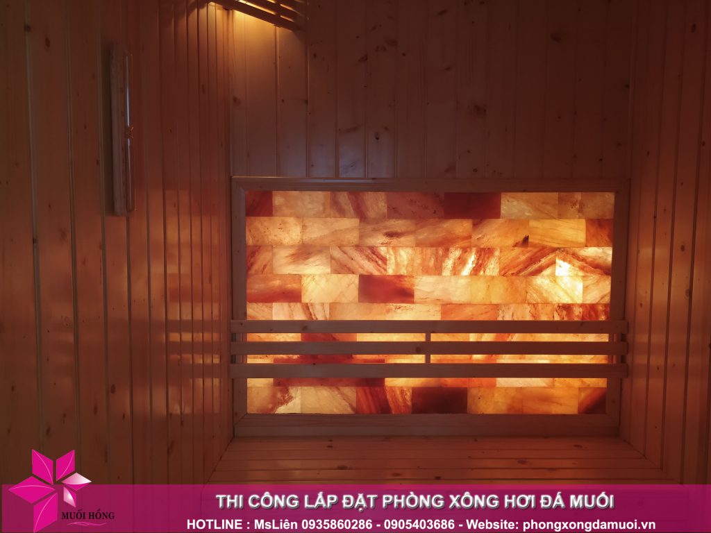 Ban giao phong xong sauna da muoi cho gia dinh chi Phuong 2