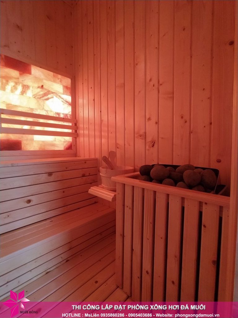 Ban giao phong xong sauna da muoi cho gia dinh chi Phuong 4