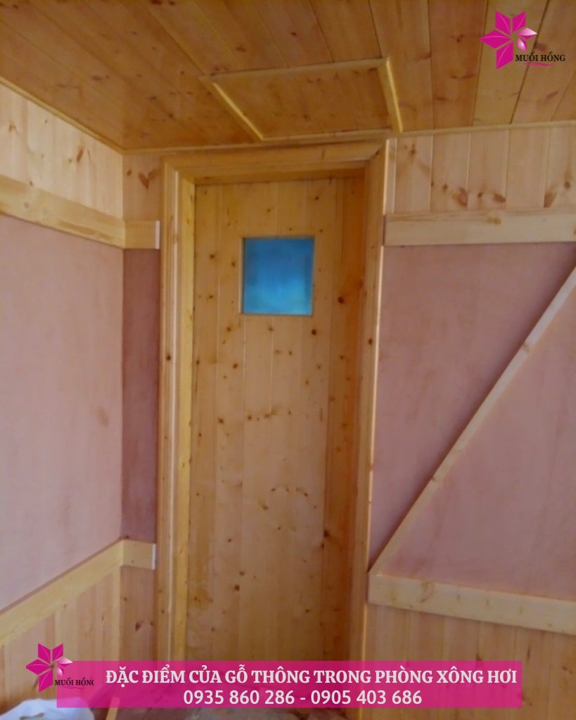 Đặc điểm của gỗ thông Phần Lan trong phòng xông hơi