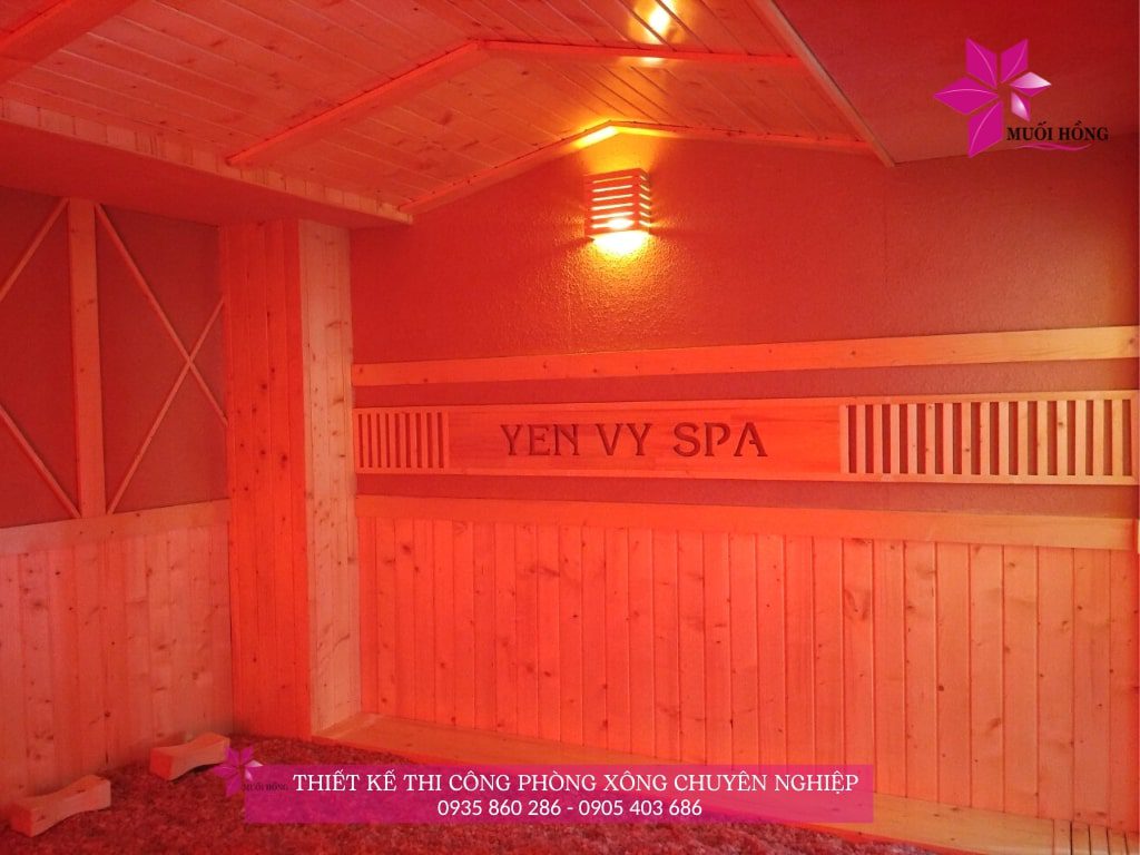 Thi công lắp đặt phòng xông hơi gỗ sauna