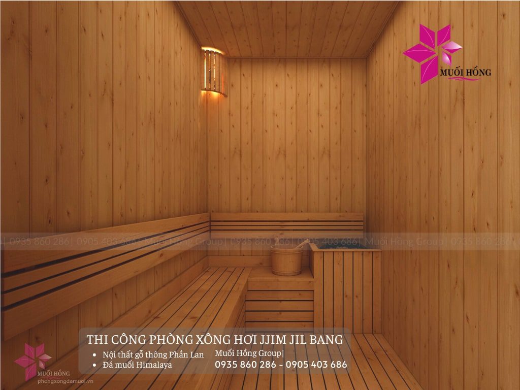Lắp đặt phòng xông hơi sauna hồng ngoại