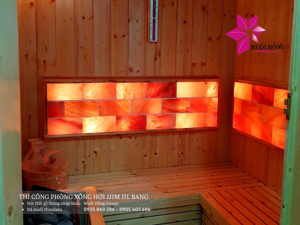 Setup spa đá muối sauna hồng ngoại