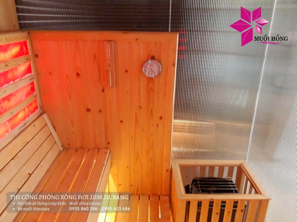 Lắp đặt phòng xông hơi sauna hồng ngoại
