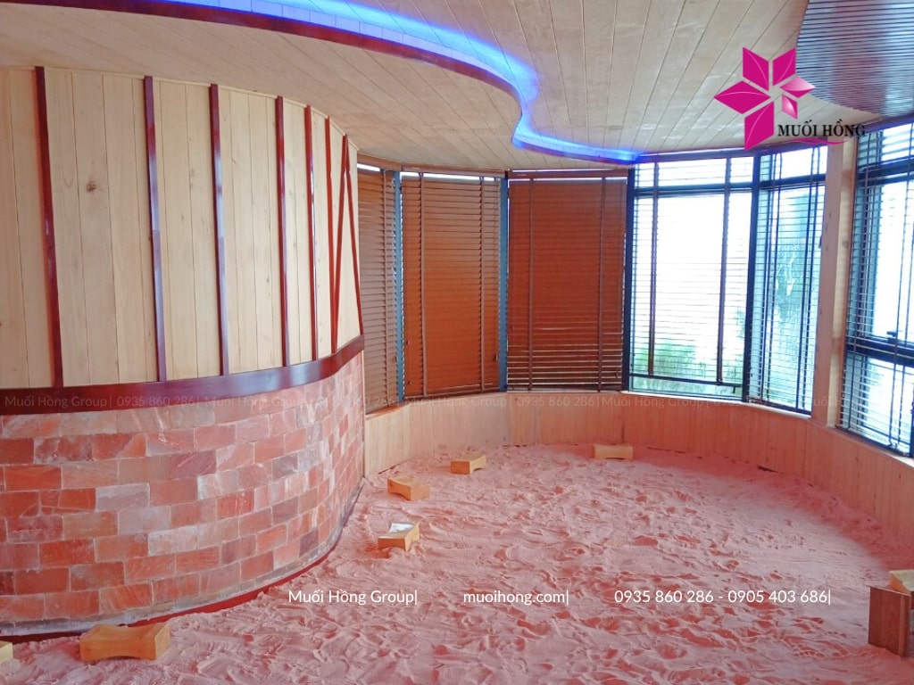 Thi công spa đá muối Himalaya