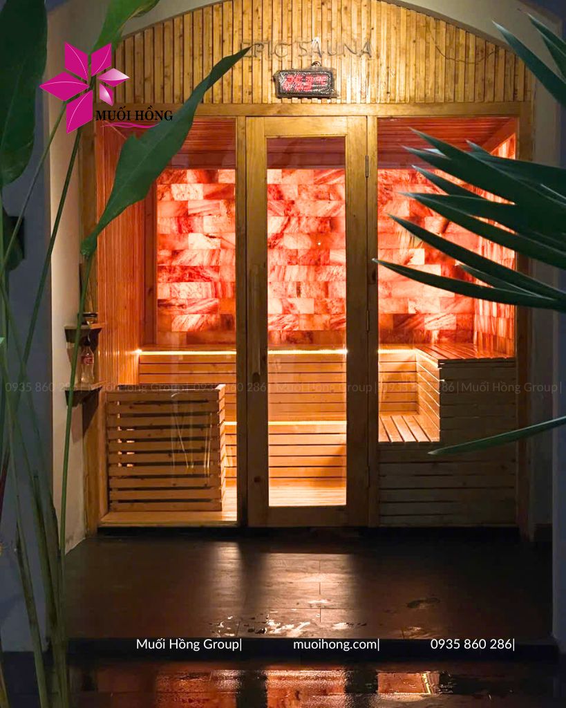 Thi công spa đá muối Epic Reset Hội An