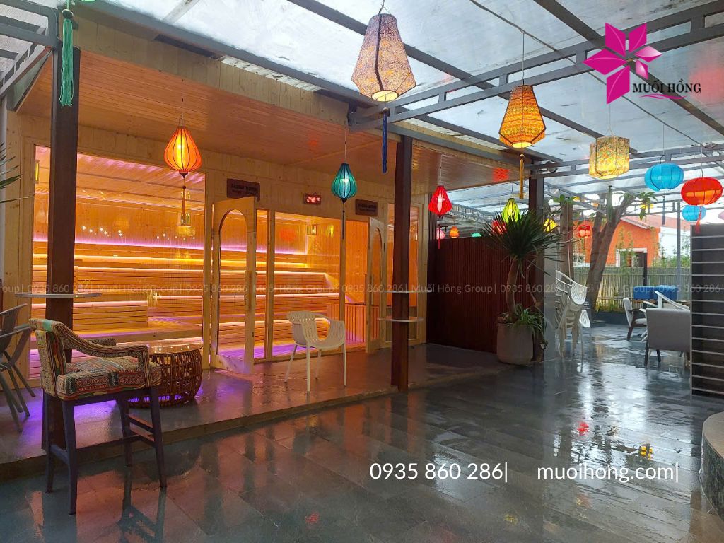 Thi công phòng xông hơi hồn ngoại Epic Reset