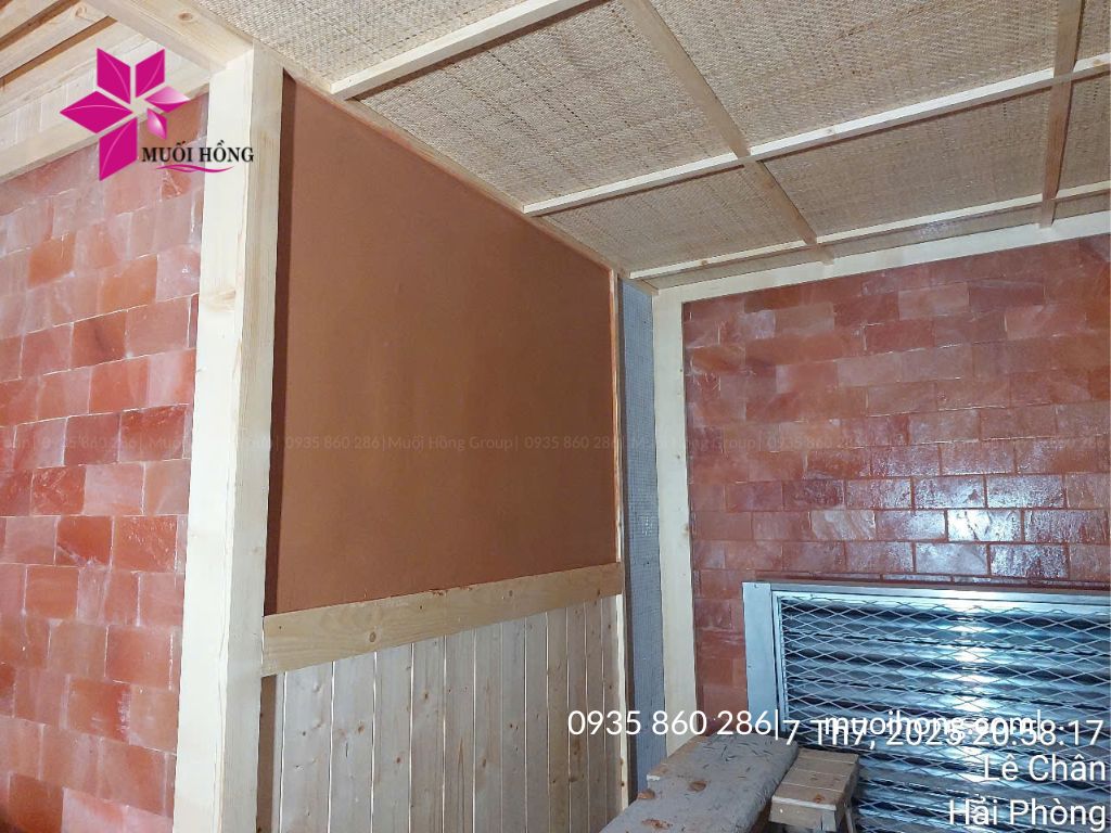 Thi công spa đá muối khách sạn
