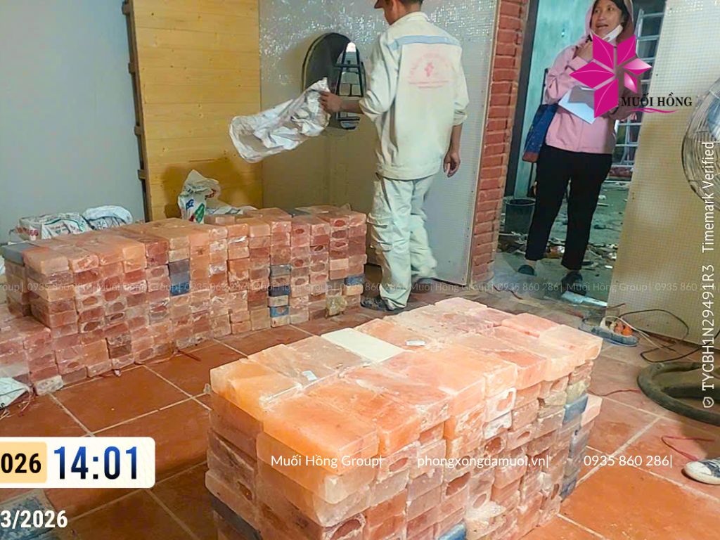 Thi công spa đá muối JjimJilBang