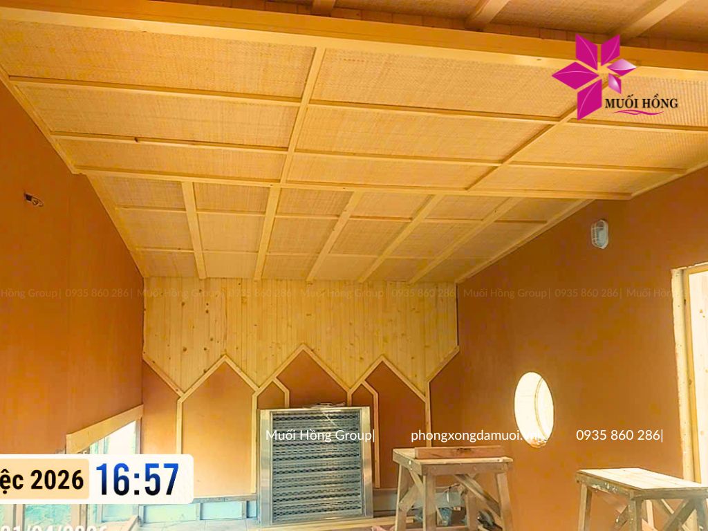 Thi công spa đá muối Himalaya