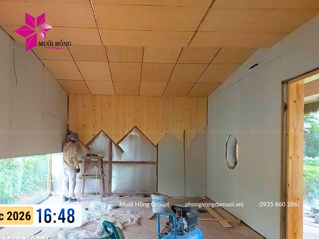 Thi công lắp đặt phòng xông hơi hồng ngoại