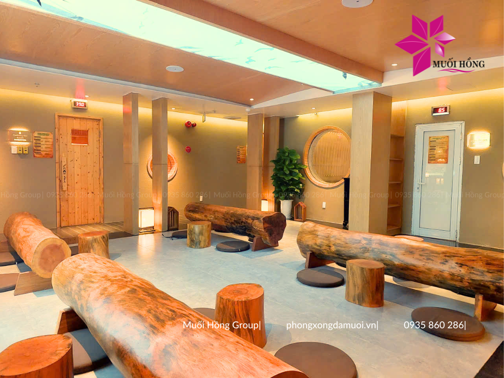 Thiết kế thi công spa Onsen JjimJilBang Cham Spa Đà Nẵng