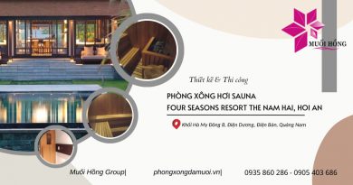 Lắp đặt phòng xông hơi sauna Four Seasons Resort Hoi An
