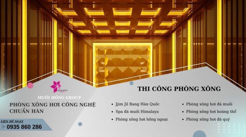 Thiết kế thi công spa đá muối hồng ngoại